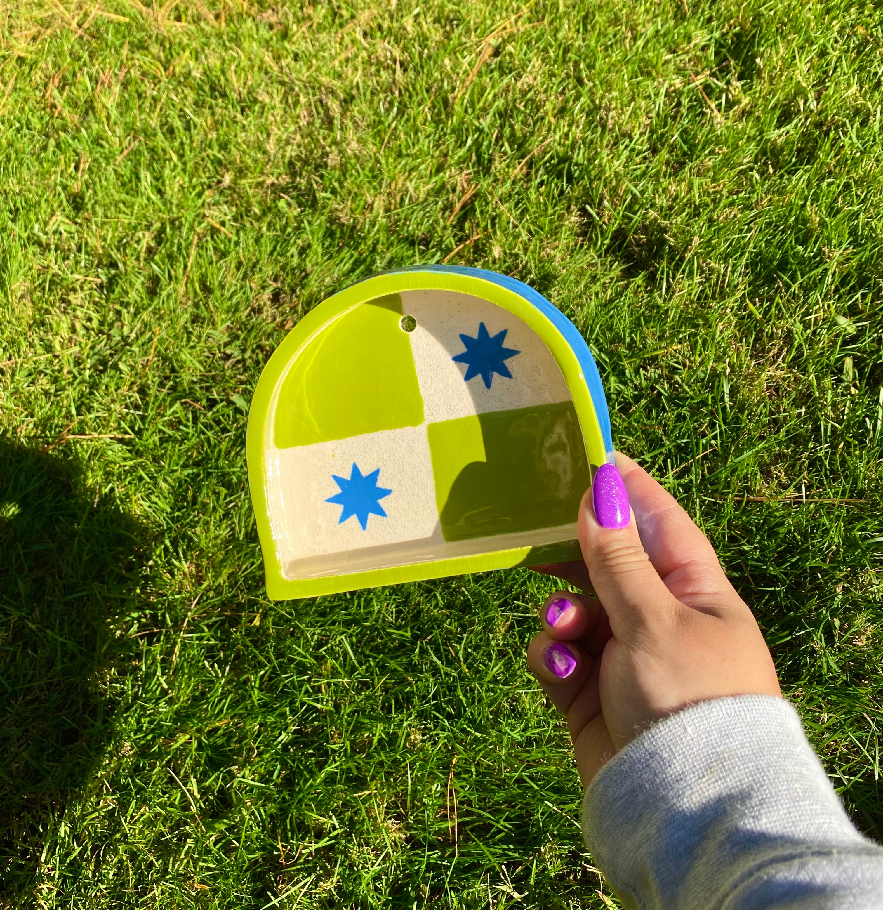 Ceramic Patchwork shelf