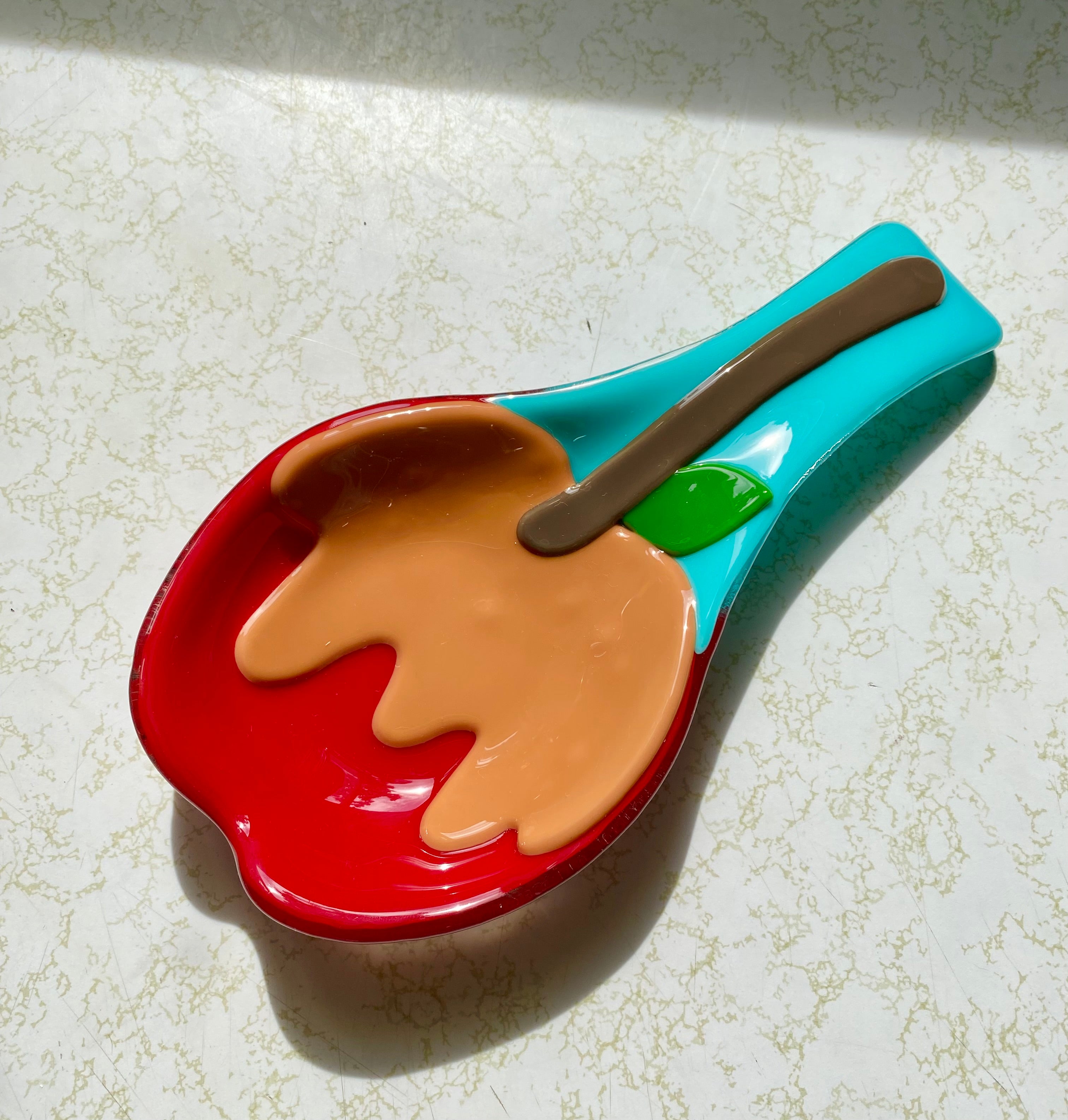 Candy apple Spoon rest