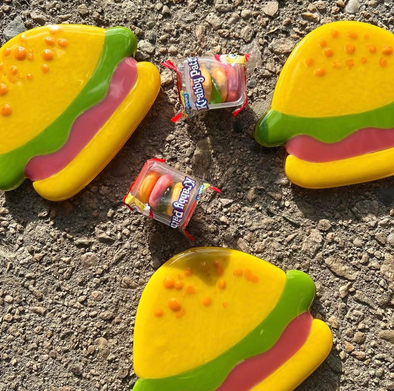 Krabby patties coaster set