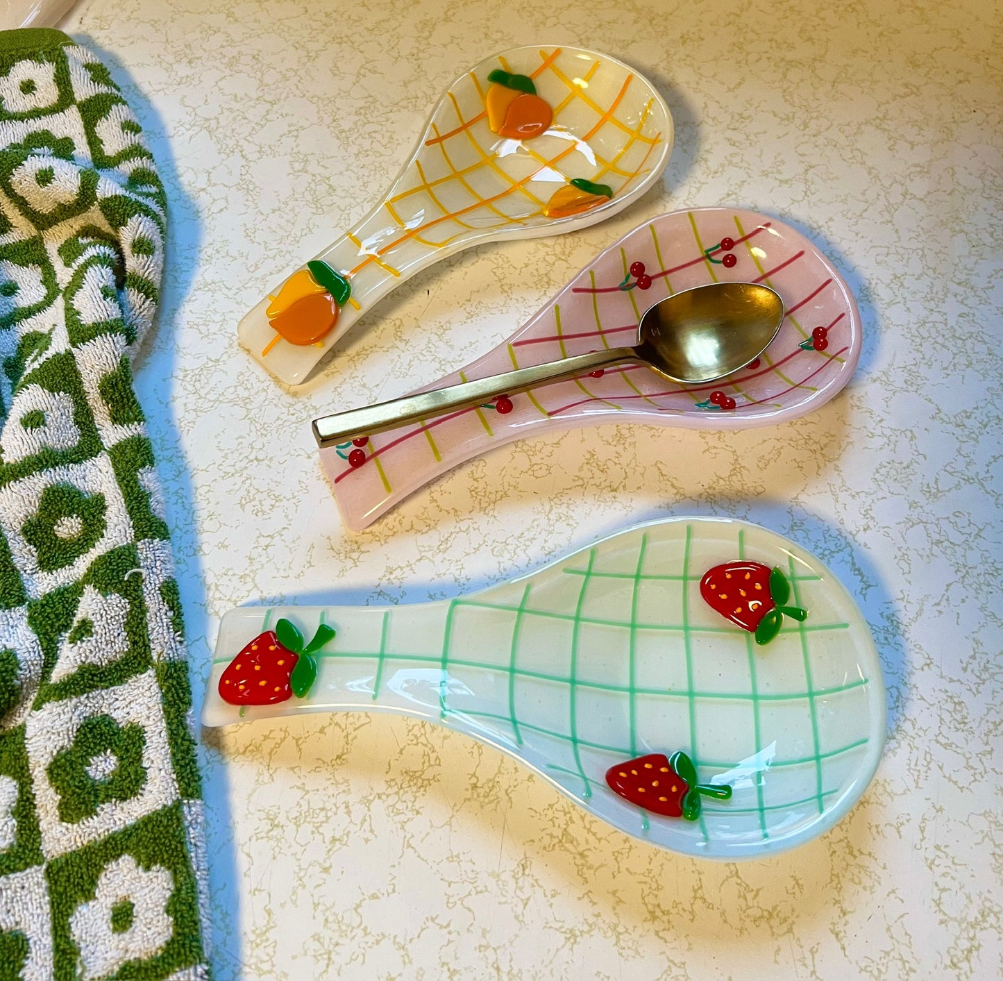 Mini fruit Spoon rest