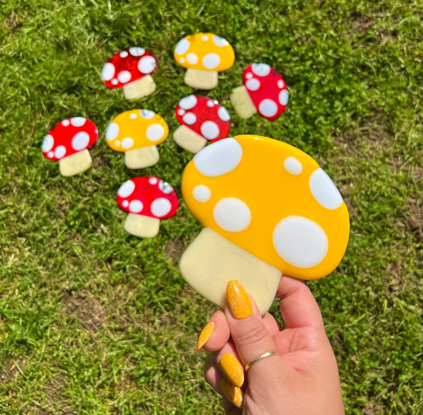 Mushroom coaster set