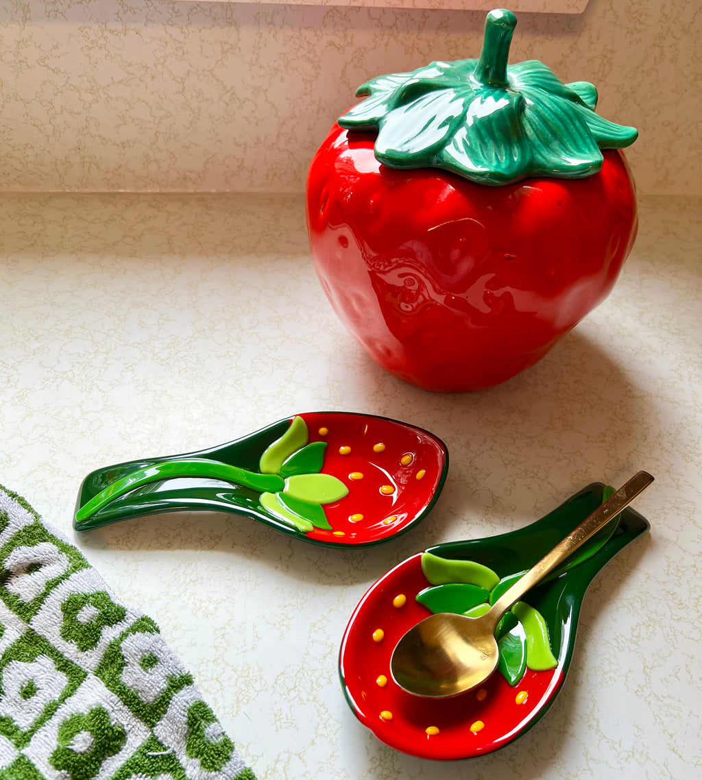 Strawberry Spoon rest