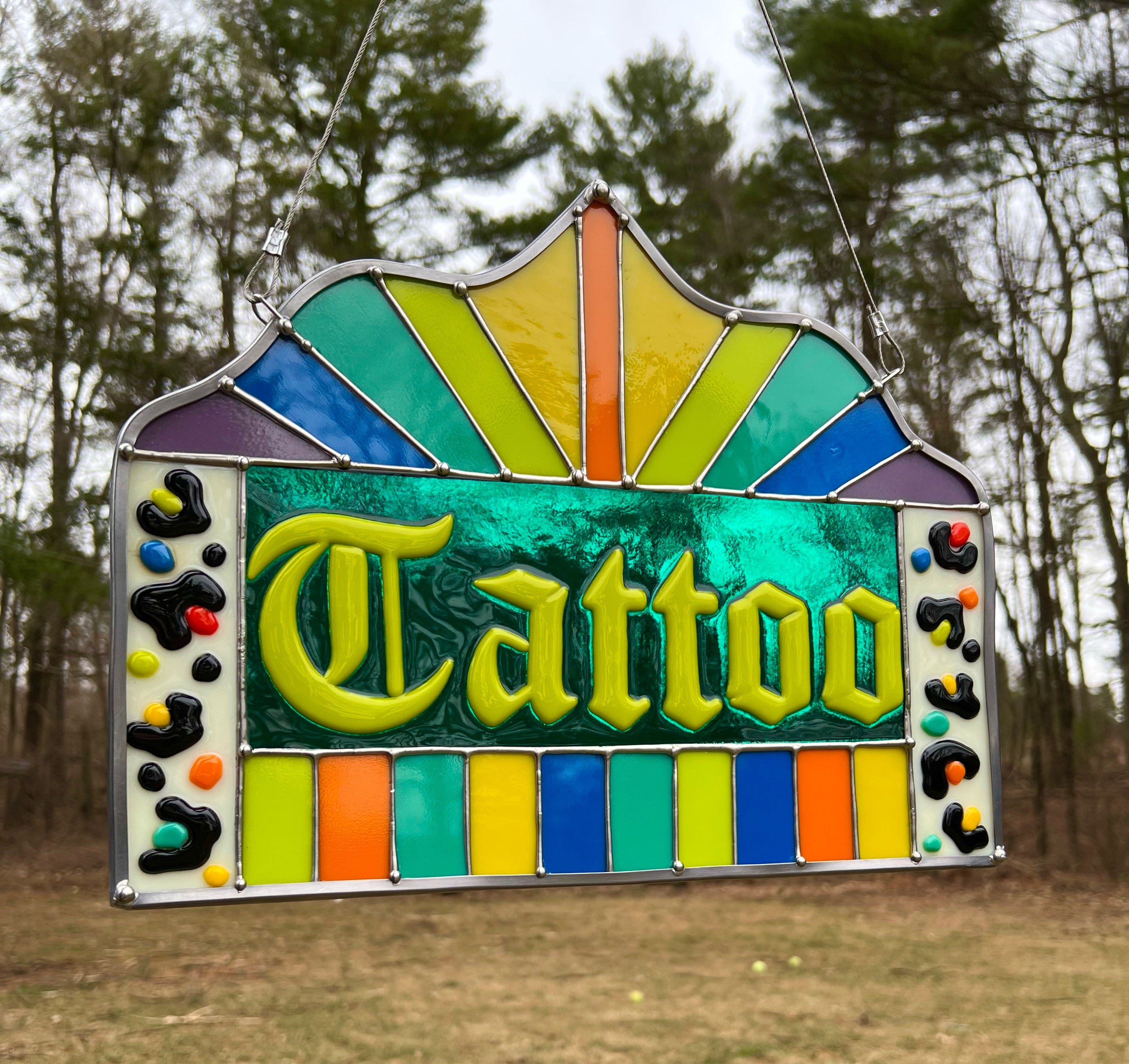 Discount Sign Shop Hand Painted Tattoo Shop Signs