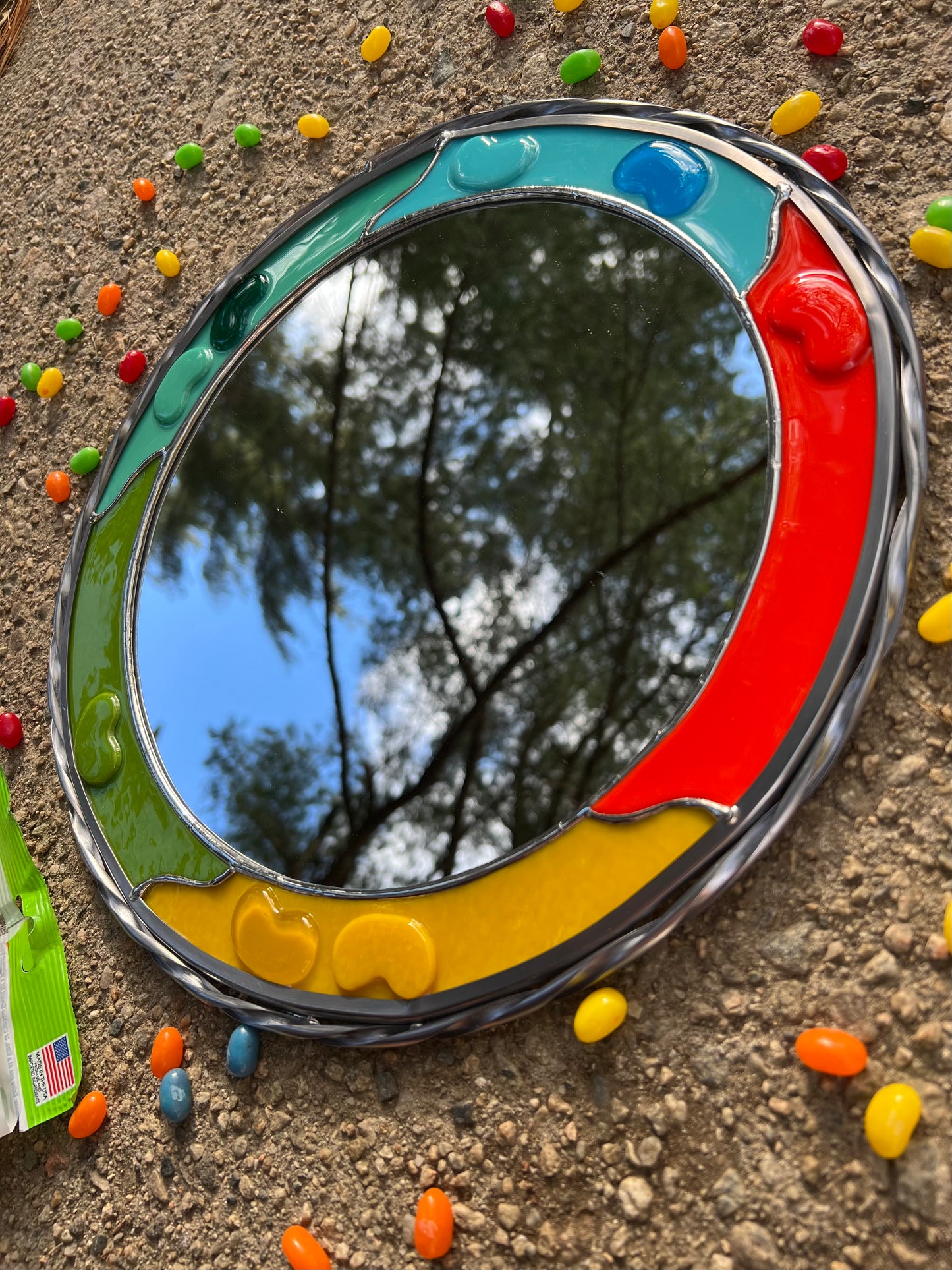 Jelly belly mirror