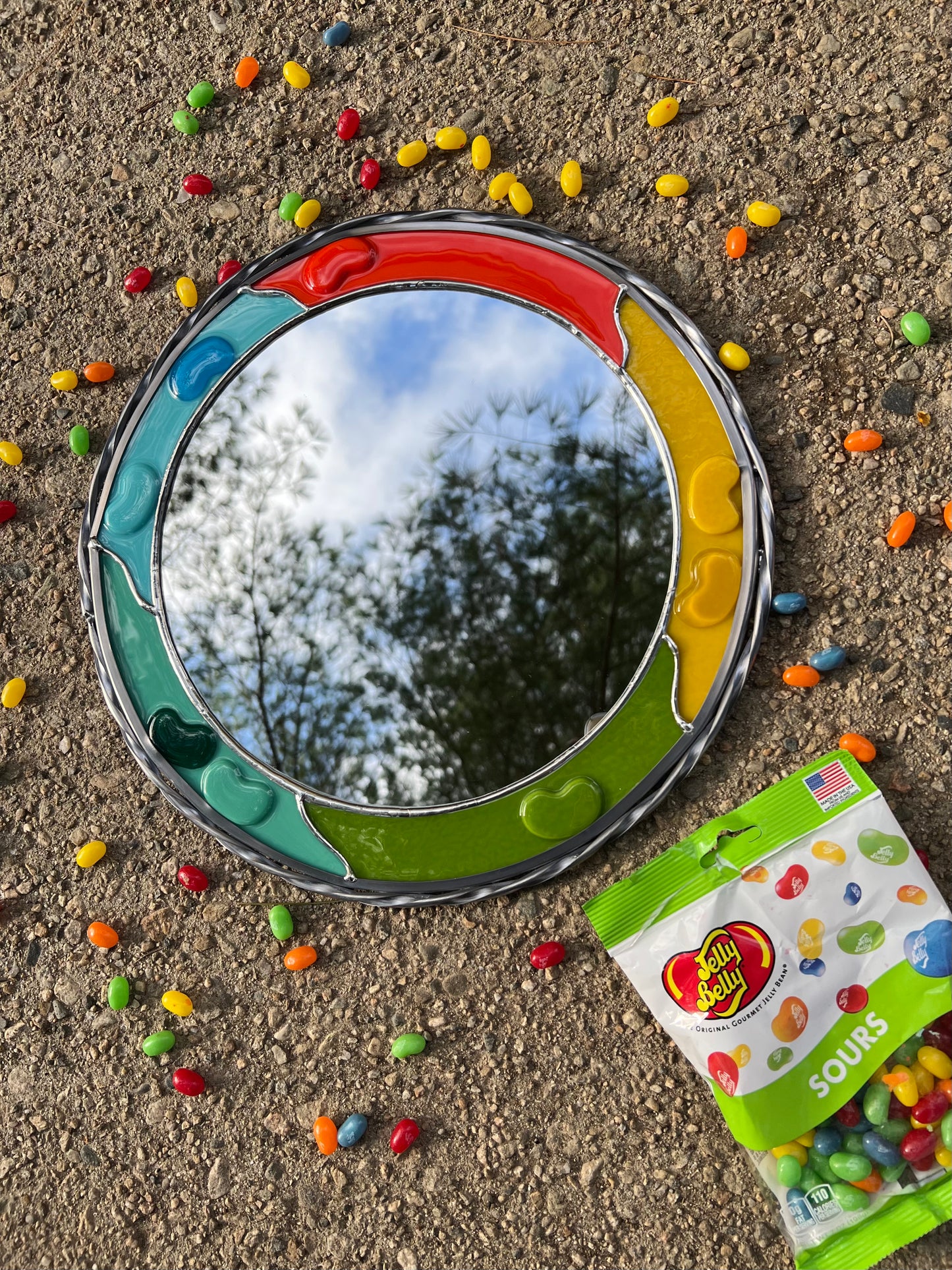 Jelly belly mirror